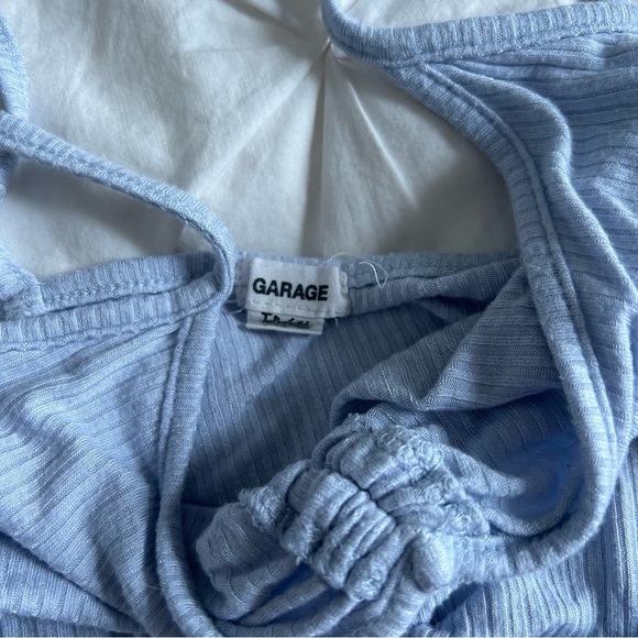 3/$20 Women’s Garage Baby Blue Crop Top - Picture 2 of 4